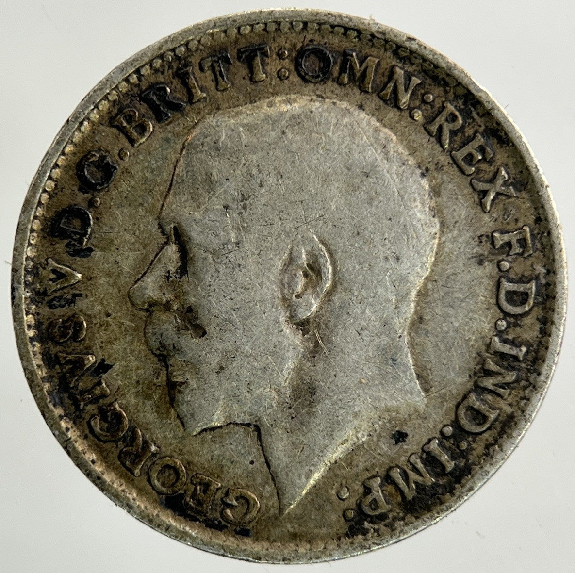 1918 George V Threepence Silver Coin | Fine Collectable Grade