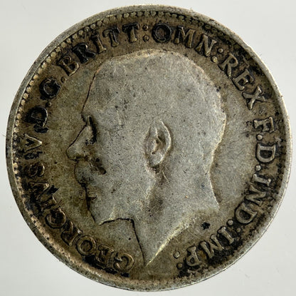 1918 George V Threepence Silver Coin | Fine Collectable Grade