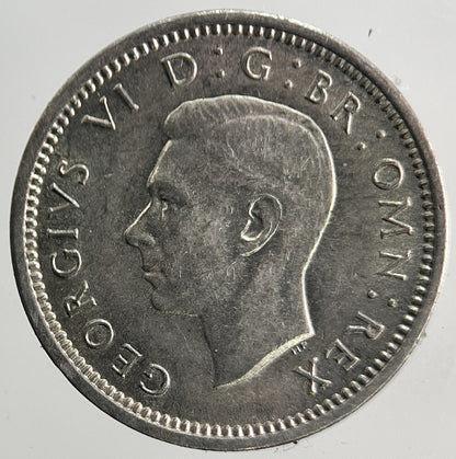 1937 George VI Threepence Silver Coin | Very High Grade