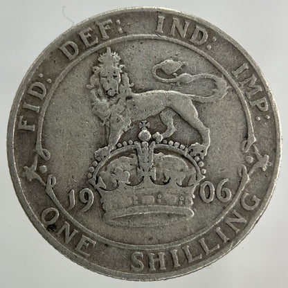 1906 Edward VII Shilling Silver Coin | Fine Collectable Grade