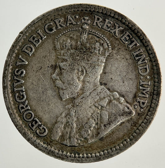 1919 Canada 5 Cents Silver Coin | Fine Collectable Grade