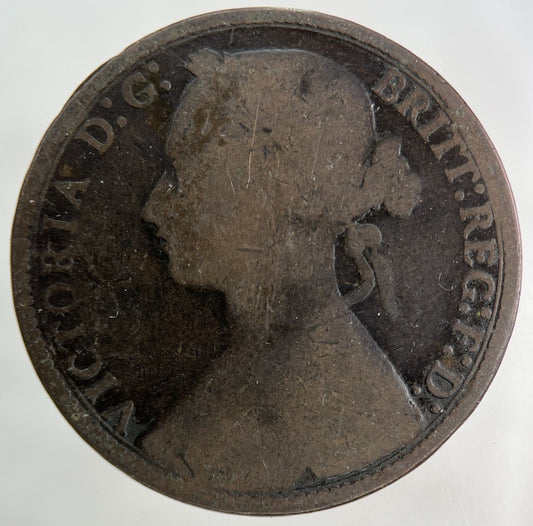1875 Victoria One Penny Coin | Collectable Grade