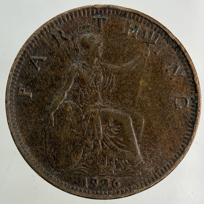 1926 George V Farthing Coin | Fine Collectable Grade