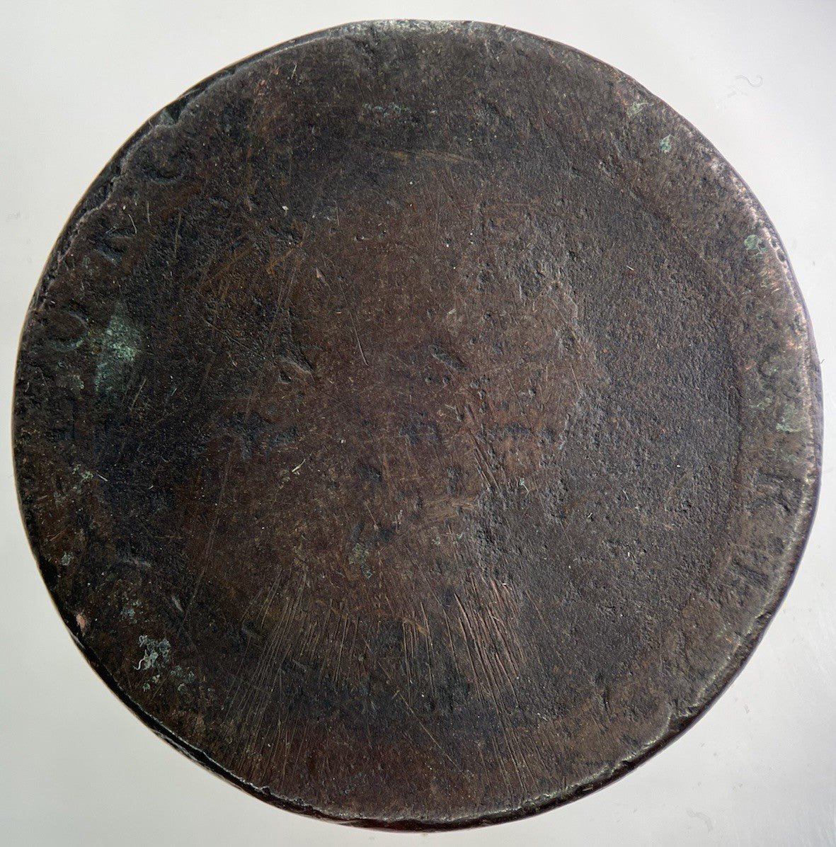 1797 George III 3rd Cartwheel One Penny Coin | Worn Grade