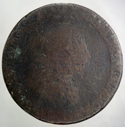 1797 George III 3rd Cartwheel One Penny Coin | Worn Grade