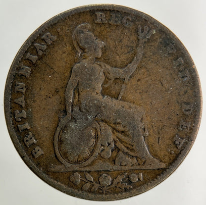 1845 Victoria Farthing Coin | Collectable Grade