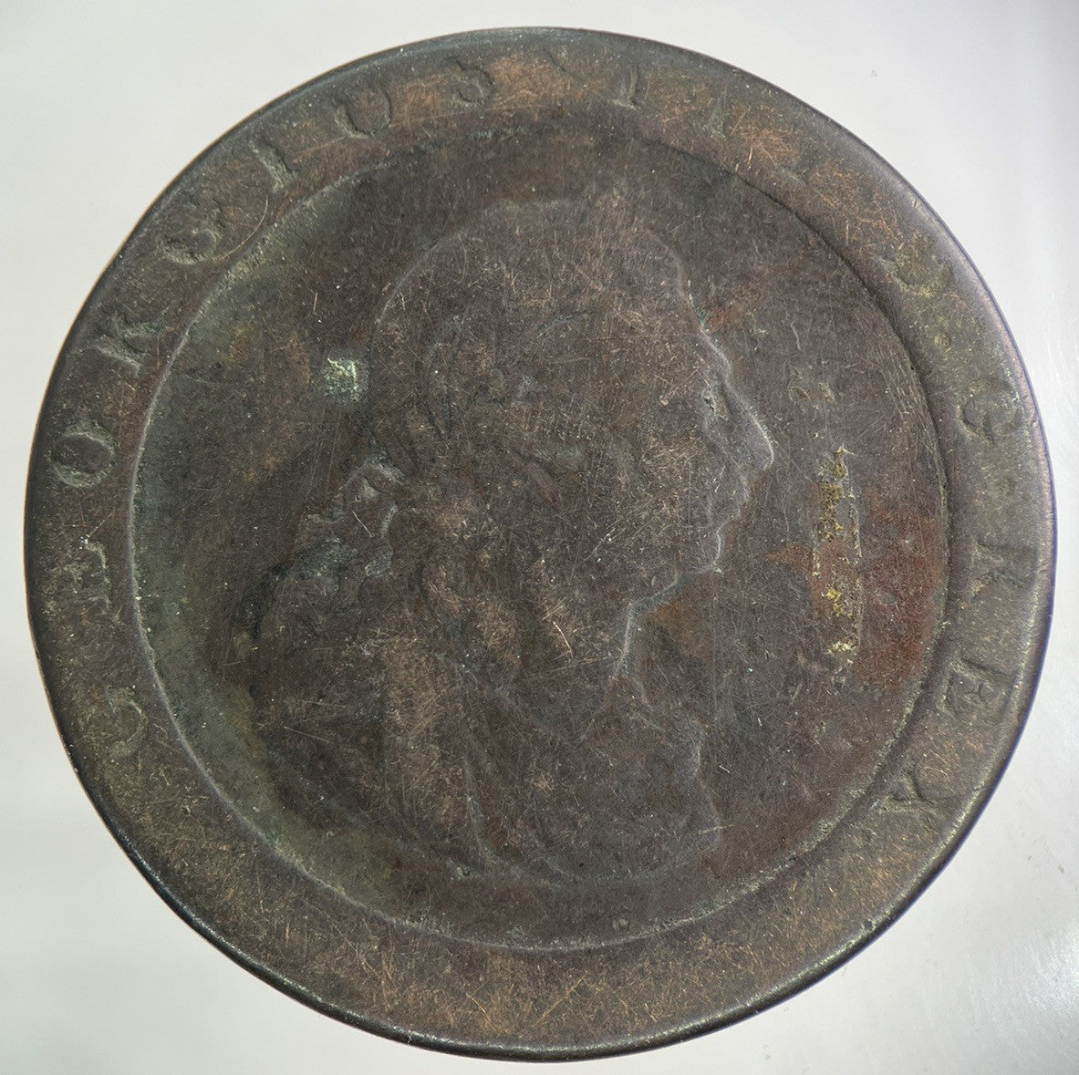1797 George III 3rd Cartwheel One Penny Coin | Collectable Grade