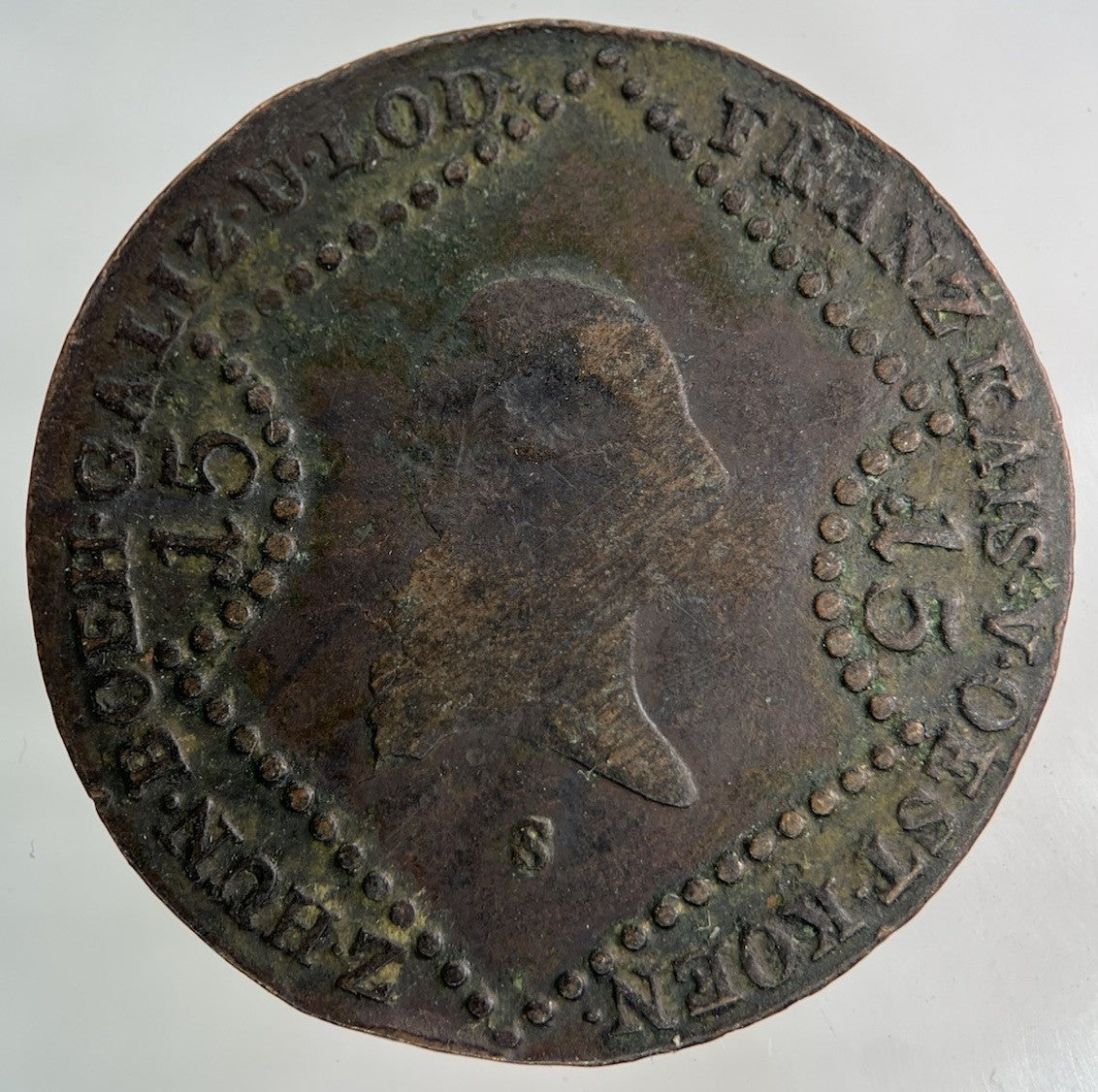 1807 Austria 15 Kreuzer Coin | Fine Collectable Grade
