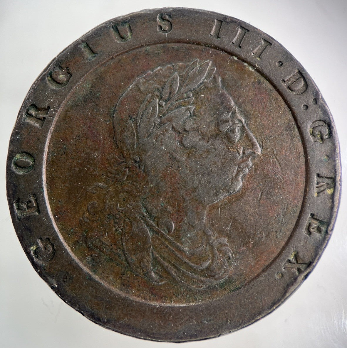 1797 George III 3rd Cartwheel Two - pence Coin | Fine Collectable Grade