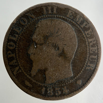 1854 France 5 Centimes Coin | Collectable Grade