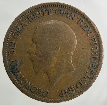 1928 George V Half - Penny Coin | Collectable Grade