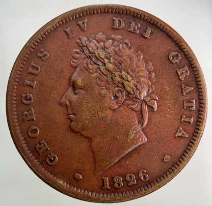 1826 George IV One Penny Coin | Very High Grade
