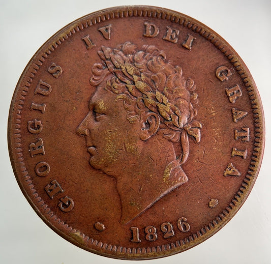 1826 George IV One Penny Coin | Very High Grade