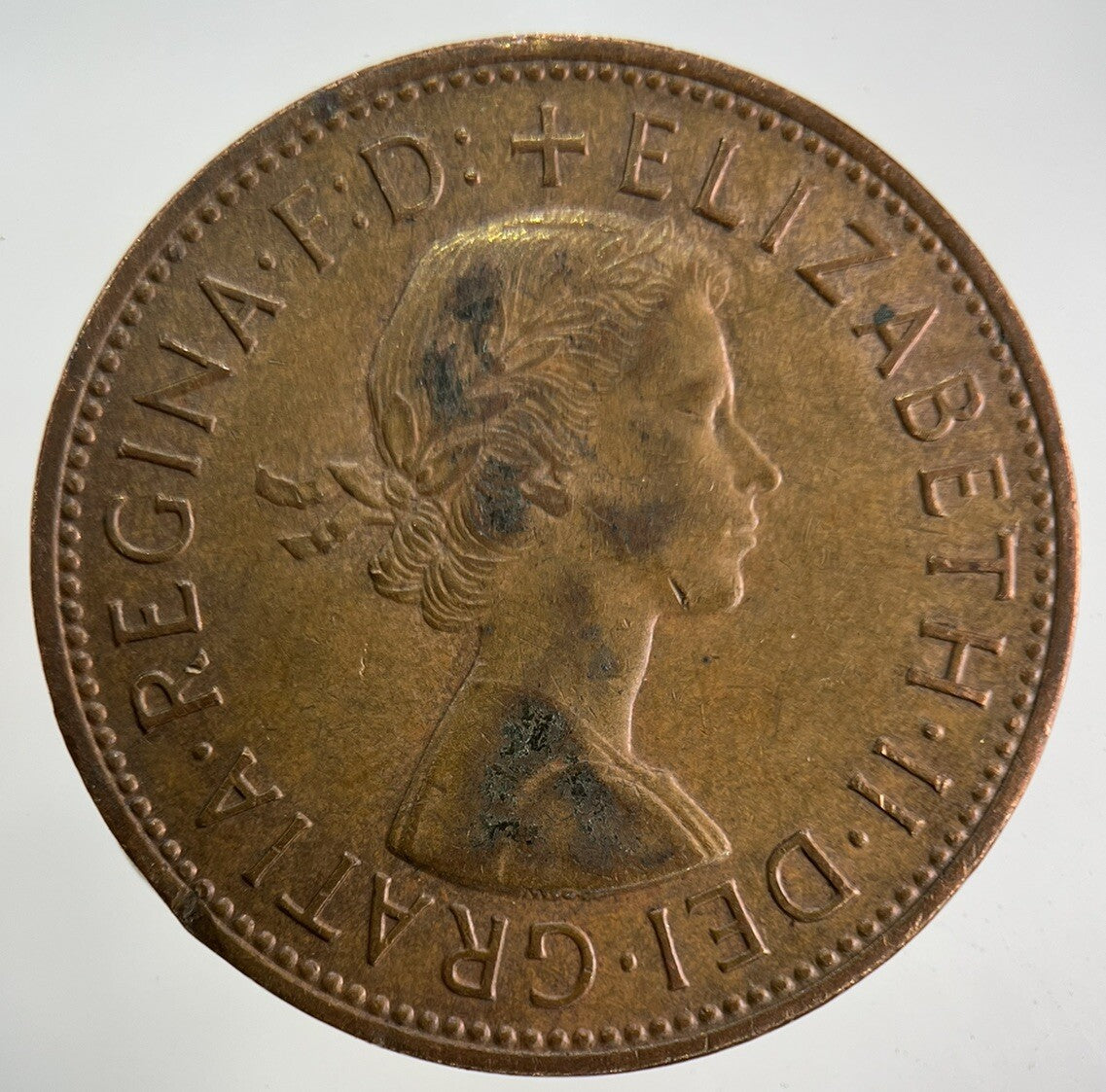 1964 Elizabeth II 2nd One Penny Coin | Fine Collectable Grade