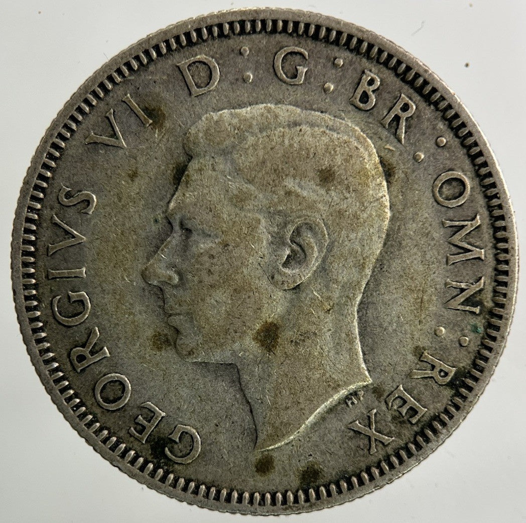 1939 George VI Shilling Silver Coin | Fine Collectable Grade
