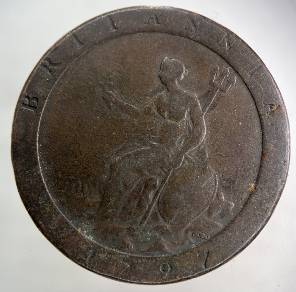 1797 George III 3rd Cartwheel One Penny Coin | Collectable Grade