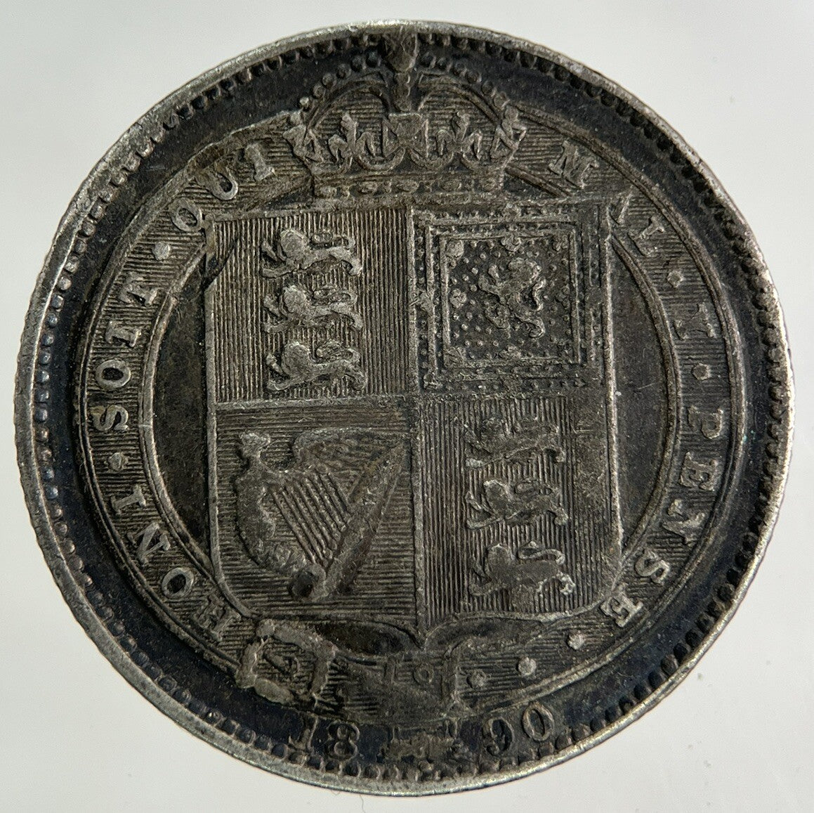 1890 Victoria One Shilling Silver Coin | Collectable Grade