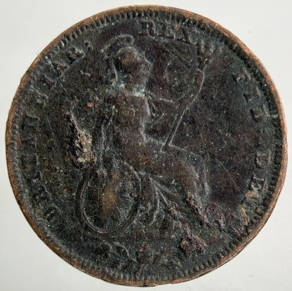 1826 George IV Farthing Coin | Fair Grade