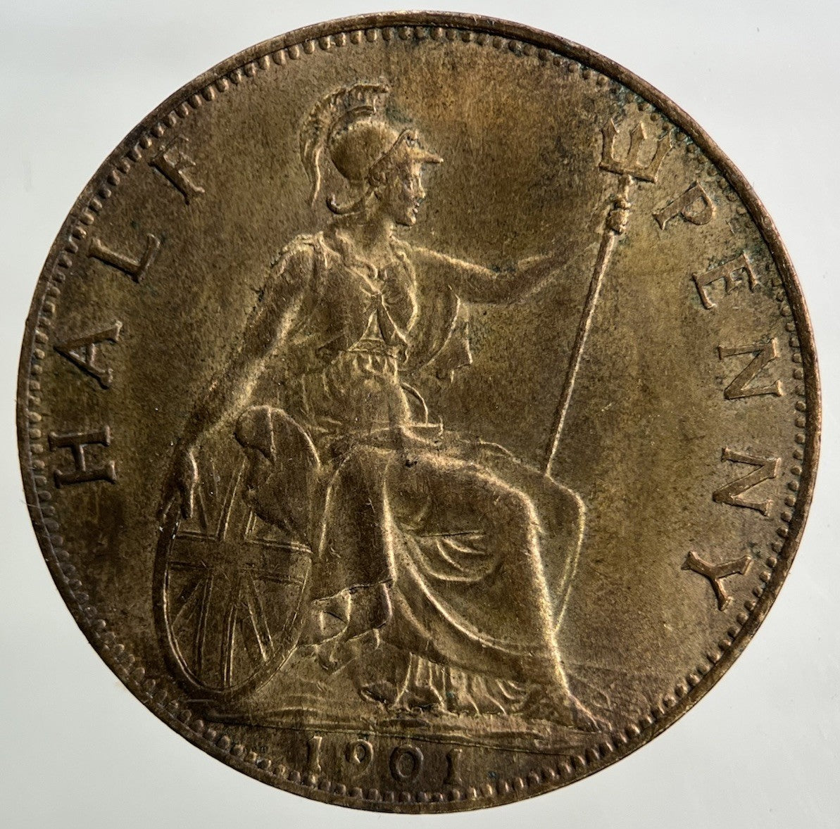1901 Victoria Half - Penny Coin | Very High Grade