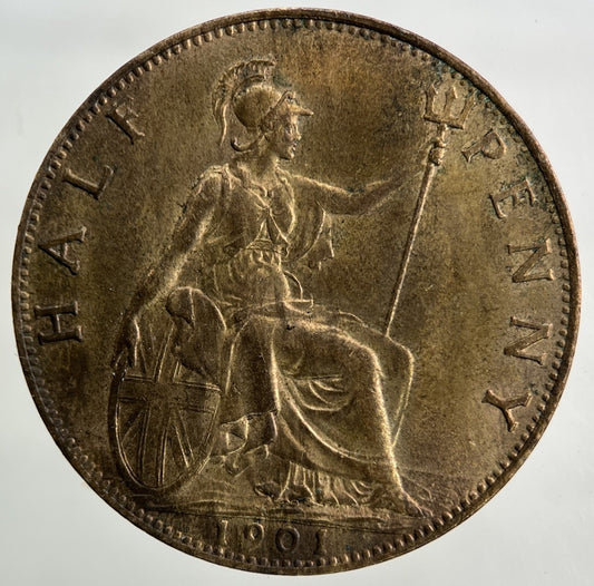 1901 Victoria Half - Penny Coin | Very High Grade