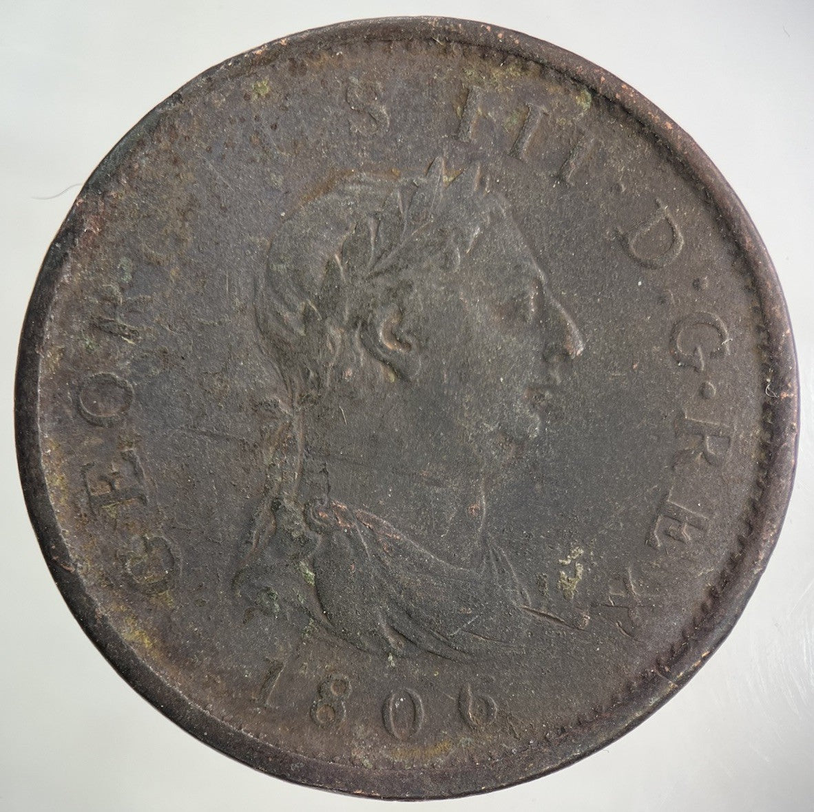 1806 George III 3rd One Penny Coin | Fine Collectable Grade