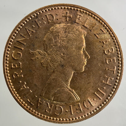 1966 Elizabeth II 2nd Half - Penny Coin | Very Fine Grade