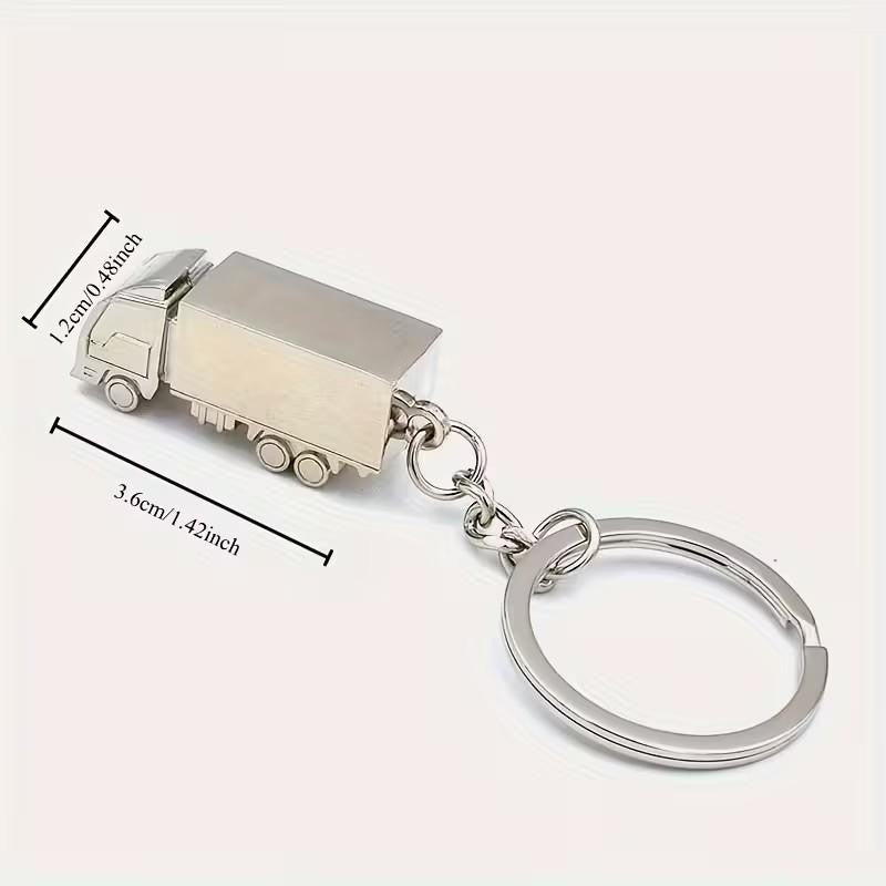 Mini Metal Heavy Lorry Truck Driver Keyring Premium Keychain Gift UK