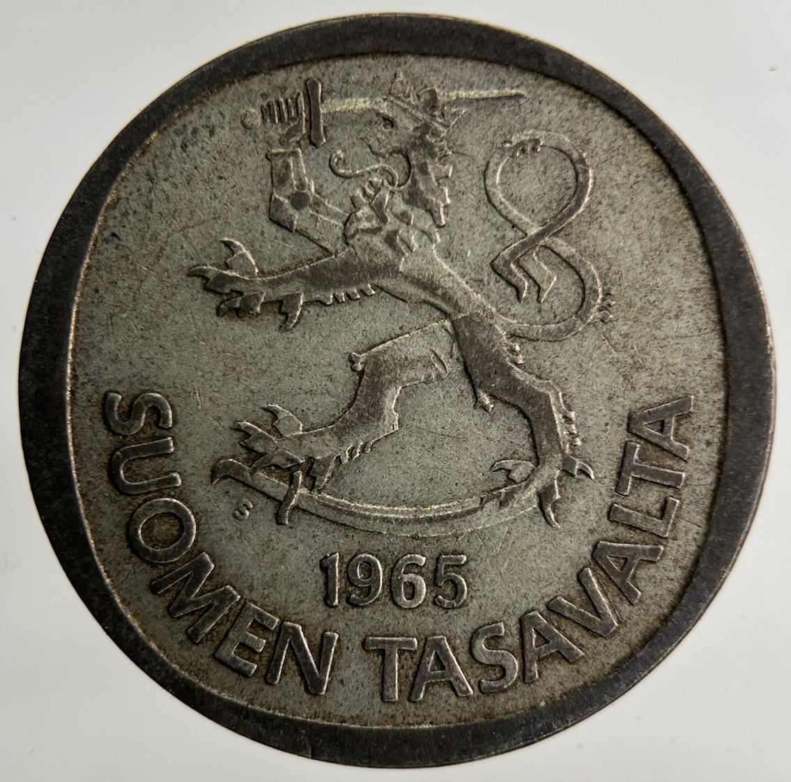1965 Finland 1 Markka Silver Coin | Fine Collectable Grade