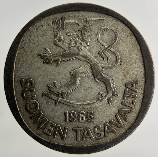 1965 Finland 1 Markka Silver Coin | Fine Collectable Grade