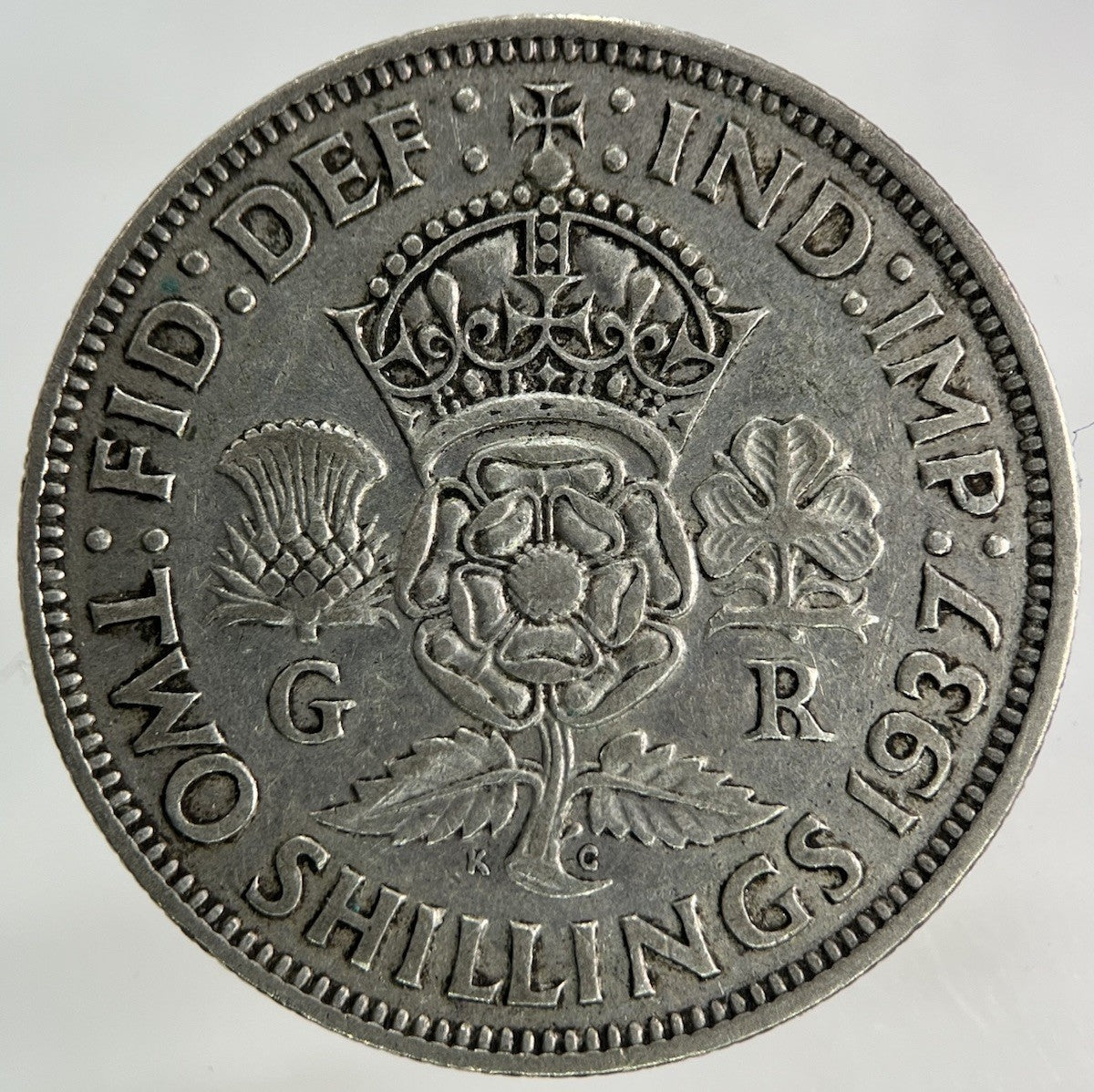 1937 George VI Florin Silver Coin | Fine Collectable Grade
