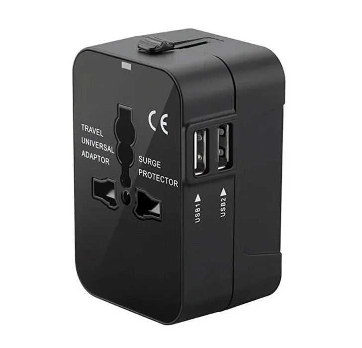 Worldwide Universal Travel Adapter Plug Fast Charger UK US EU AU with USB - C Port