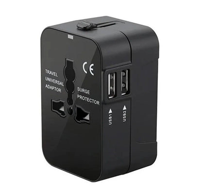 Worldwide Universal Travel Adapter Plug Fast Charger UK US EU AU with USB - C Port