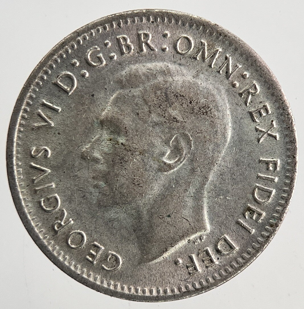 1949 Australia Threepence Silver Coin | Fine Collectable Grade | a9586