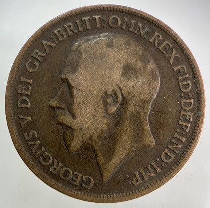 1917 George V One Penny Coin | Collectable Grade