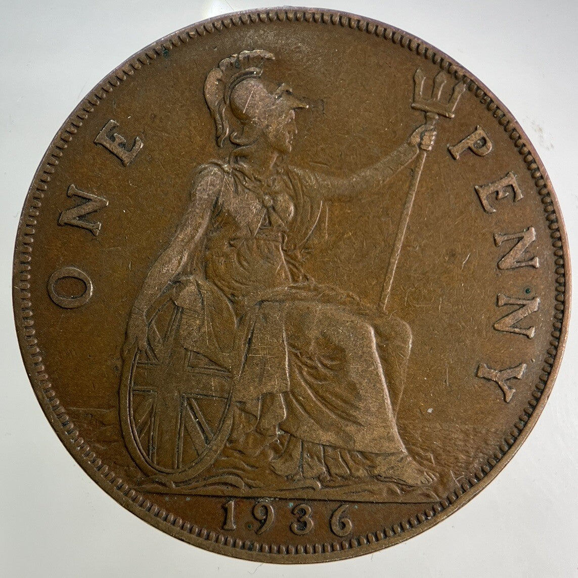 1936 George V One Penny Coin | Fine Collectable Grade