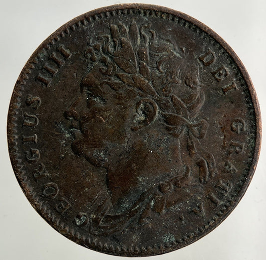 1822 George IV Farthing Coin | Collectable Grade