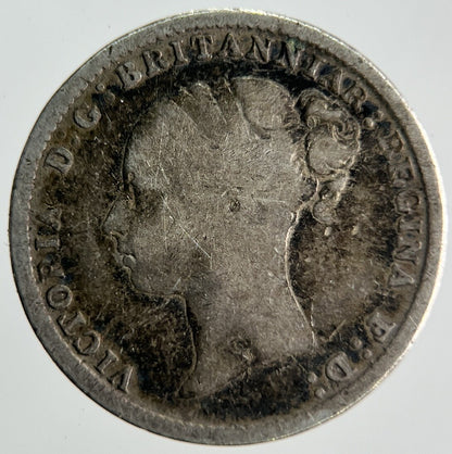 1883 Victoria Threepence Silver Coin | Collectable Grade | a4060