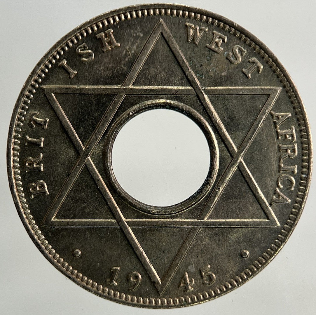 1945 West Africa 1/10 One Tenth Of A Penny Coin | Very Fine Grade