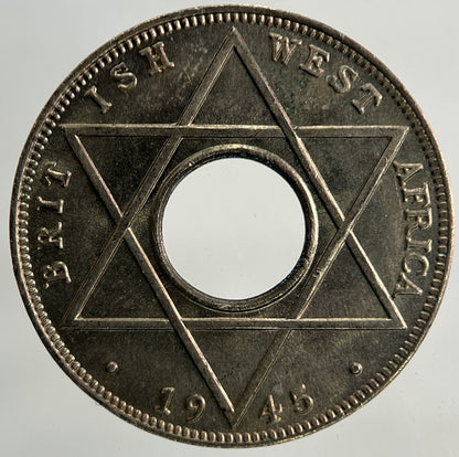 1945 West Africa 1/10 One Tenth Of A Penny Coin | Very Fine Grade