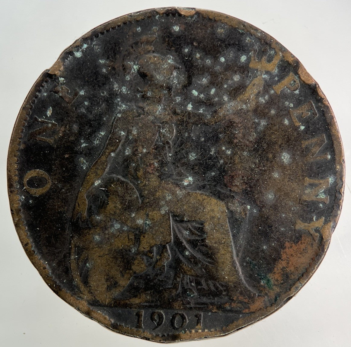 1901 Victoria One Penny Coin | Collectable Grade