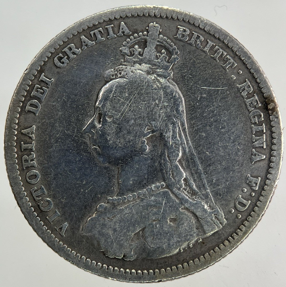 1887 Victoria Shilling Silver Coin | Collectable Grade