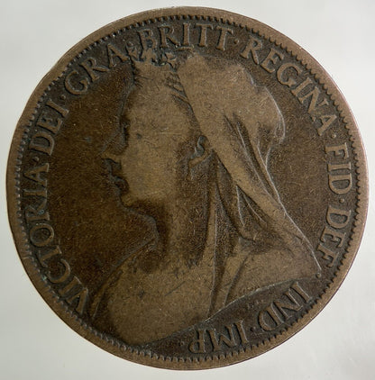 1901 Victoria One Penny Coin | Collectable Grade