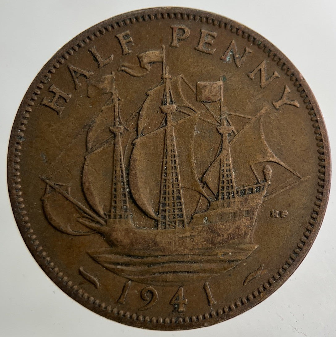 1941 George VI Half - Penny Coin | Collectable Grade
