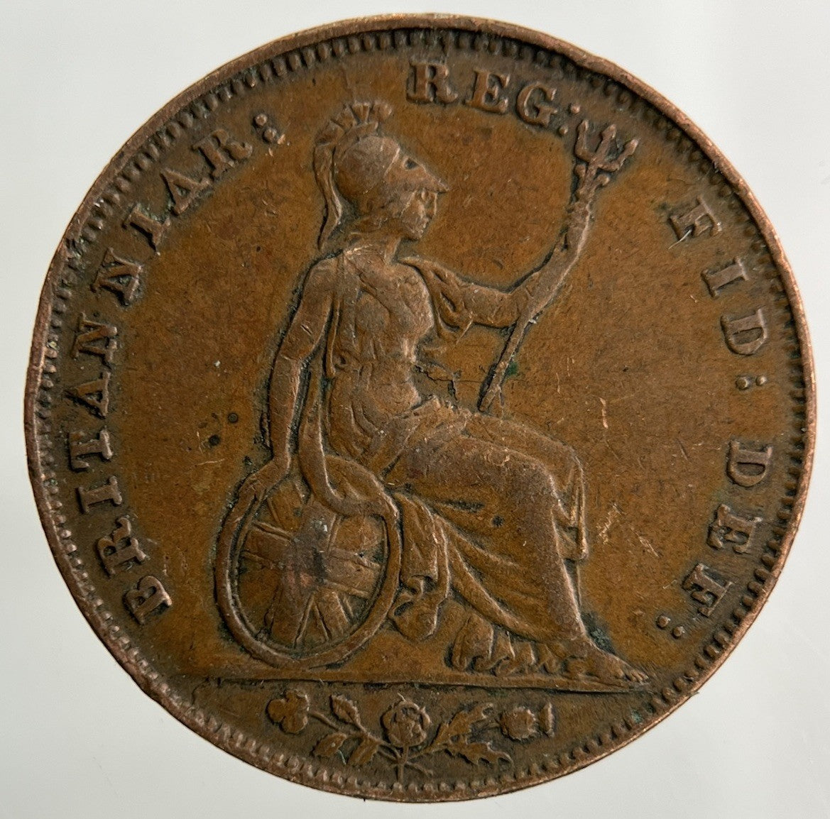 1848 Victoria Farthing Coin | Fine Collectable Grade