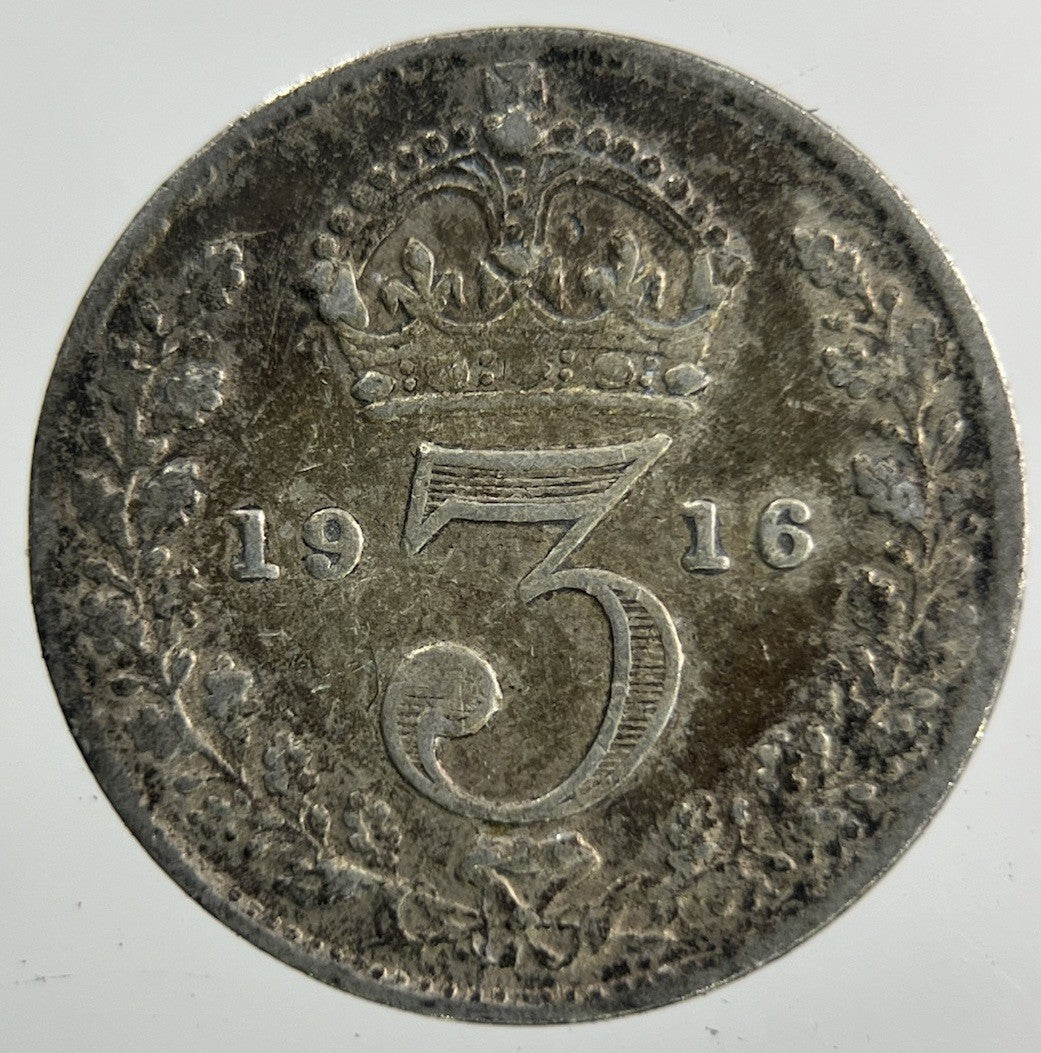1916 George V Threepence Silver Coin | Collectable Grade