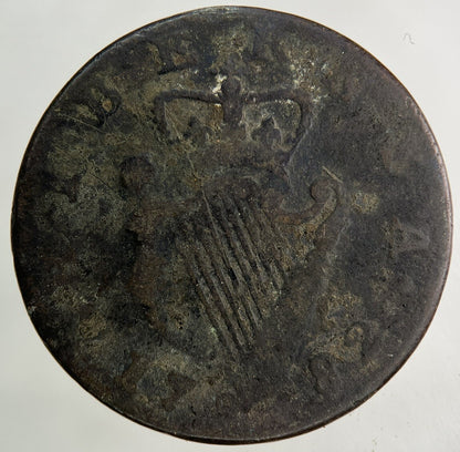 1782 Irish Half - Penny Coin | Collectable Grade