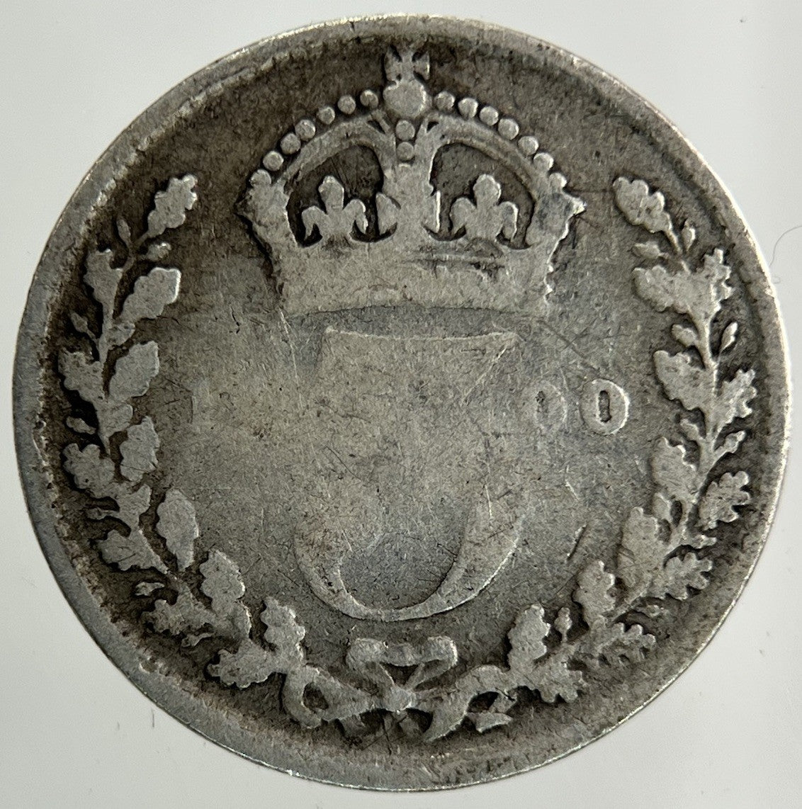 1900 Victoria Threepence Silver Coin | Collectable Grade