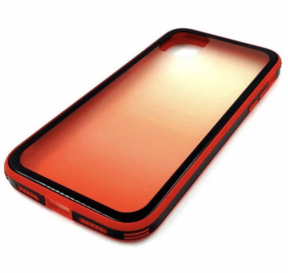 iPhone XS MAX Red Gradient Bumper Shockproof Protective Phone Case