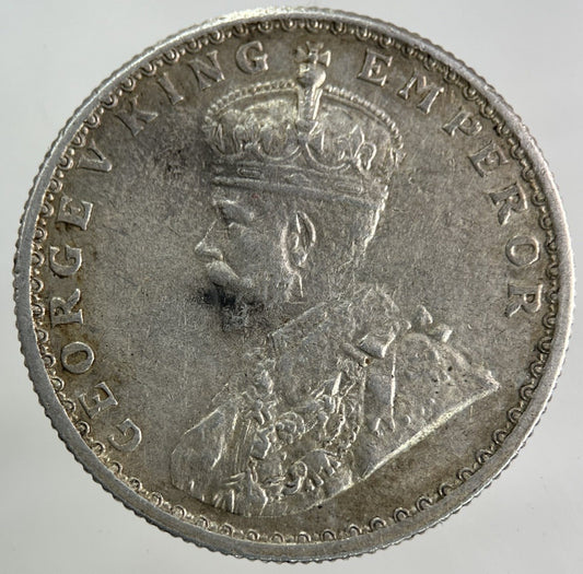1918 India Half Rupee Silver Coin | Very High Grade
