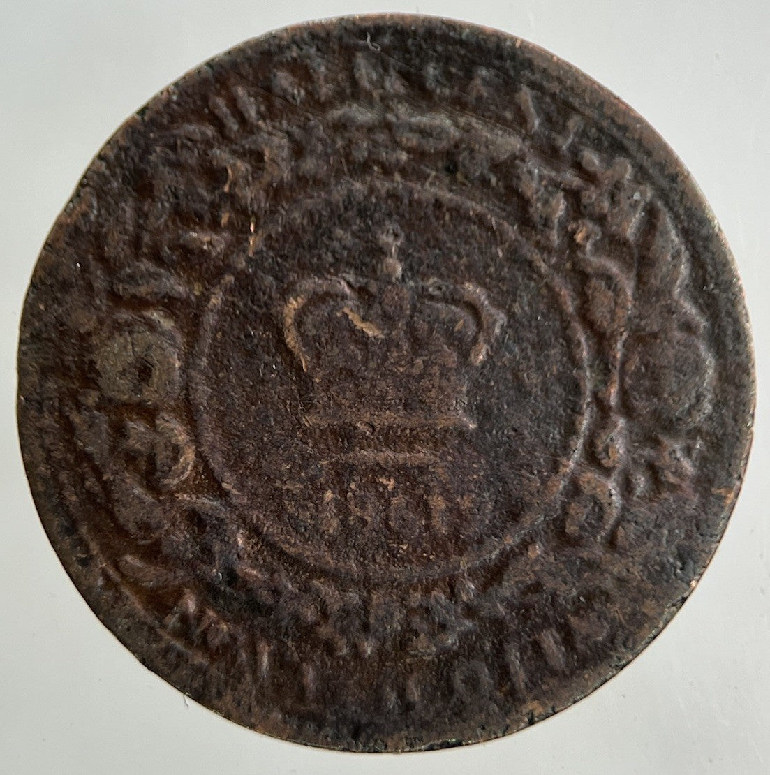 1861 Canada Nova Scotia Half Cent Coin | Fair Grade